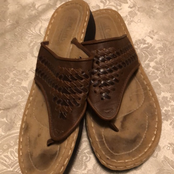 Cliffs by WHITE MOUNTAIN Leather Sandals - Size 8.5 - #207 - Picture 13 of 14